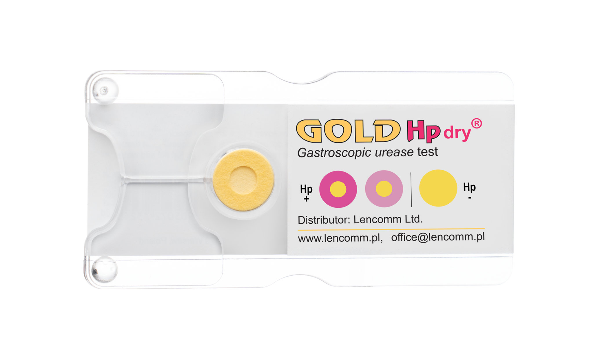 Opakowanie testu ureazowego GOLD Hp dry